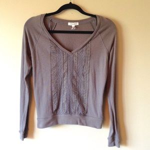 🌫 Aeropostale gray long sleeve 🌫 size XS EUC